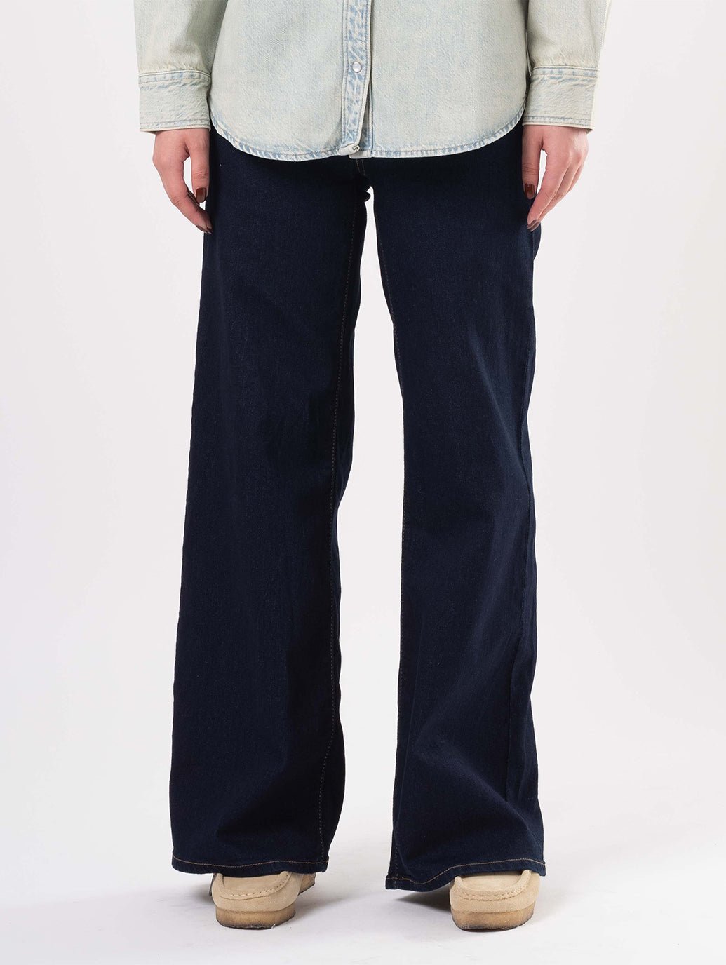 Levi's リメイク ブラック ワイドレッグデニム Levi's リメイク
