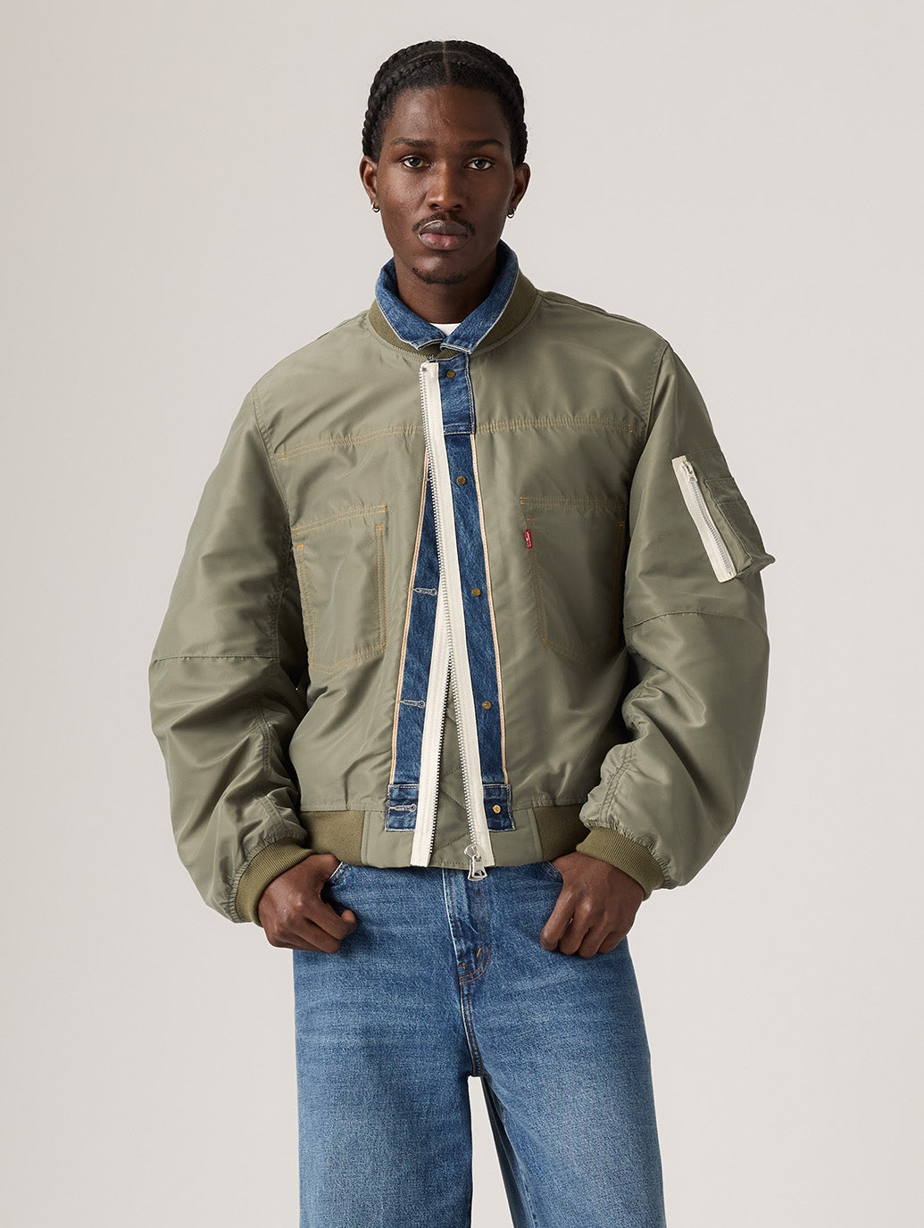 Levi's® x sacai Men's Denim x Nylon Twill Reversible Blouson