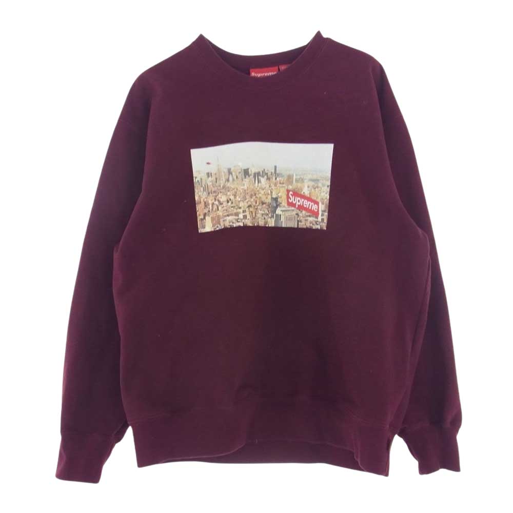 Supreme Aerial Crewneck Burgundy スウェット M Supreme シュプリーム