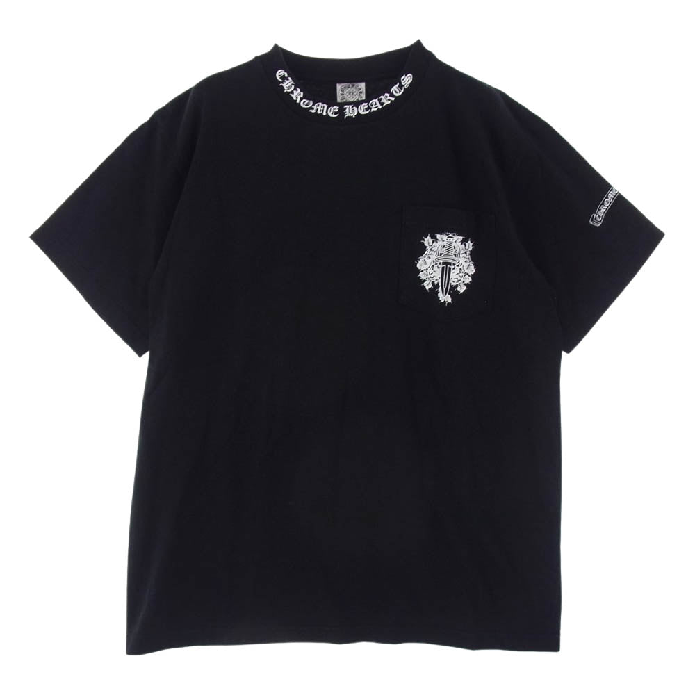 CHROME HEARTS クロムハーツ（原本無） ダガー プリント胸ポケット付