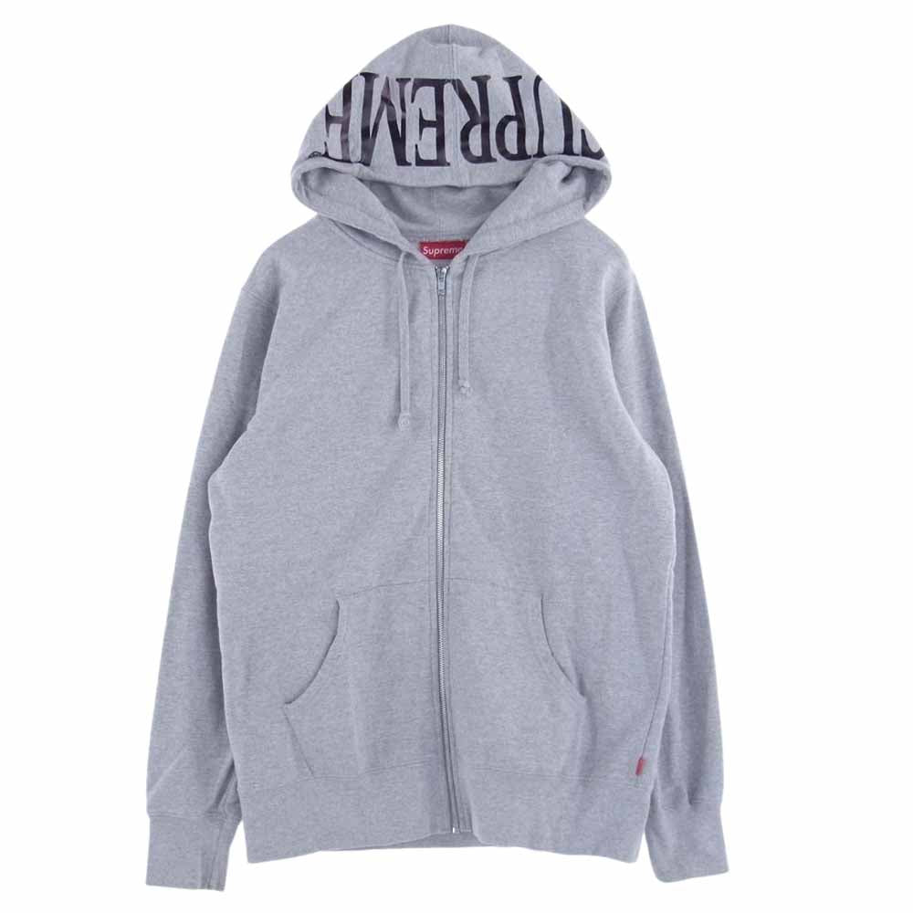 Supreme シュプリーム 15SS Hooded Foil Logo Zip Up フーディッド