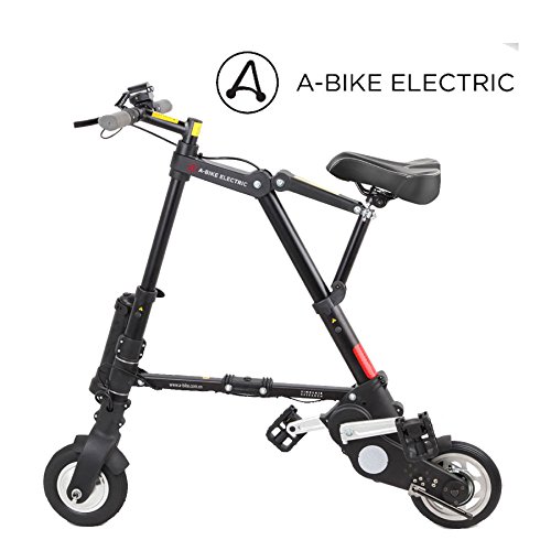 A-bikeは持ち運び可能な超コンパクト電動折り畳み自転車
