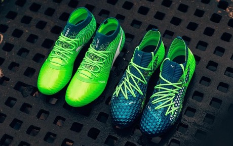 新色】 PUMA フューチャー18.1NETFIT & プーマワン18.1 Frenzy Pack