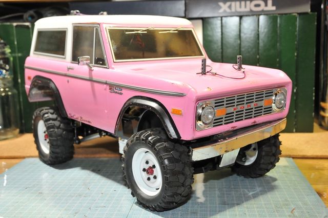 ラジコン クローラー タミヤ CC－01改 ピンクブロンコ