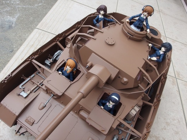 figma Vehicles IV号戦車H型（D型改） ひと通りの改造を終えての