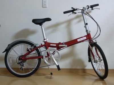 DAHON metro D6 折りたたみ自転車 フレーム 赤