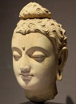 ガンダーラ仏頭 石仏 高評価商品 ガンダーラ仏頭 石仏 精巧レプリカ