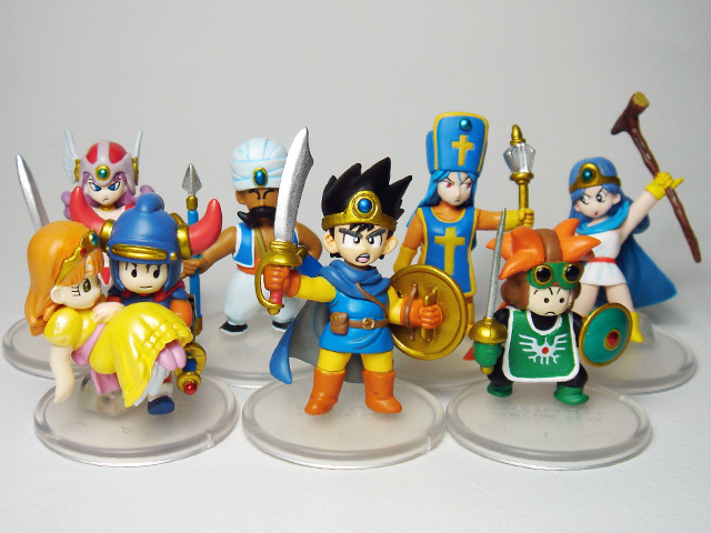 パーティ揃ったよ！「ドラクエ キャラクターフィギュア ロトの伝説編