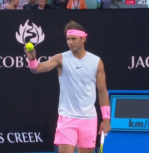 ナダルのウェア 「トゥース」に見える・・・ : テニスのある日々