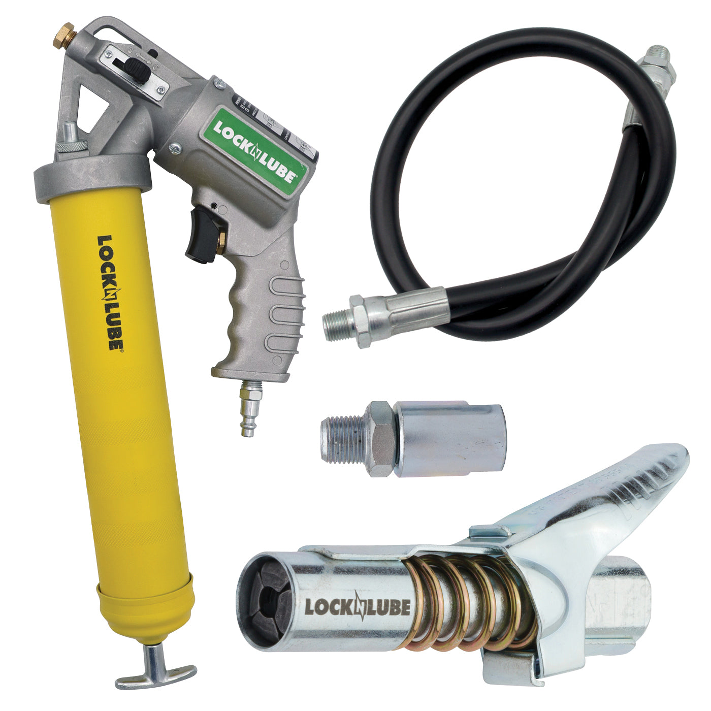 2-in-1 Heavy Duty Pneumatic Grease Gun – LockNLube