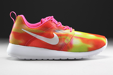 Nike Roshe One Flight Weight GS Pink Pow White 705486-601 - Purchaze