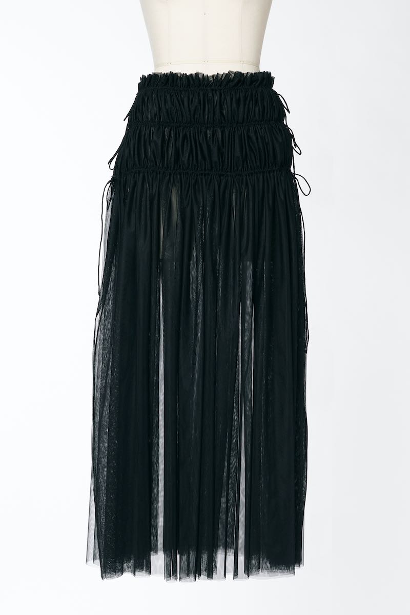 FETICO(フェティコ)のGATHERED TULLE MIDI SKIRT(スカート)の通販