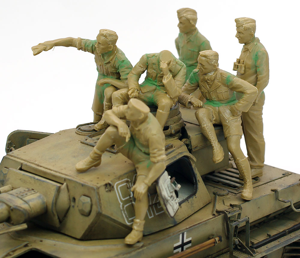 プラモ日記 » 4号戦車D型 DAK熱帯仕様 その9 フィギュアの組み立て