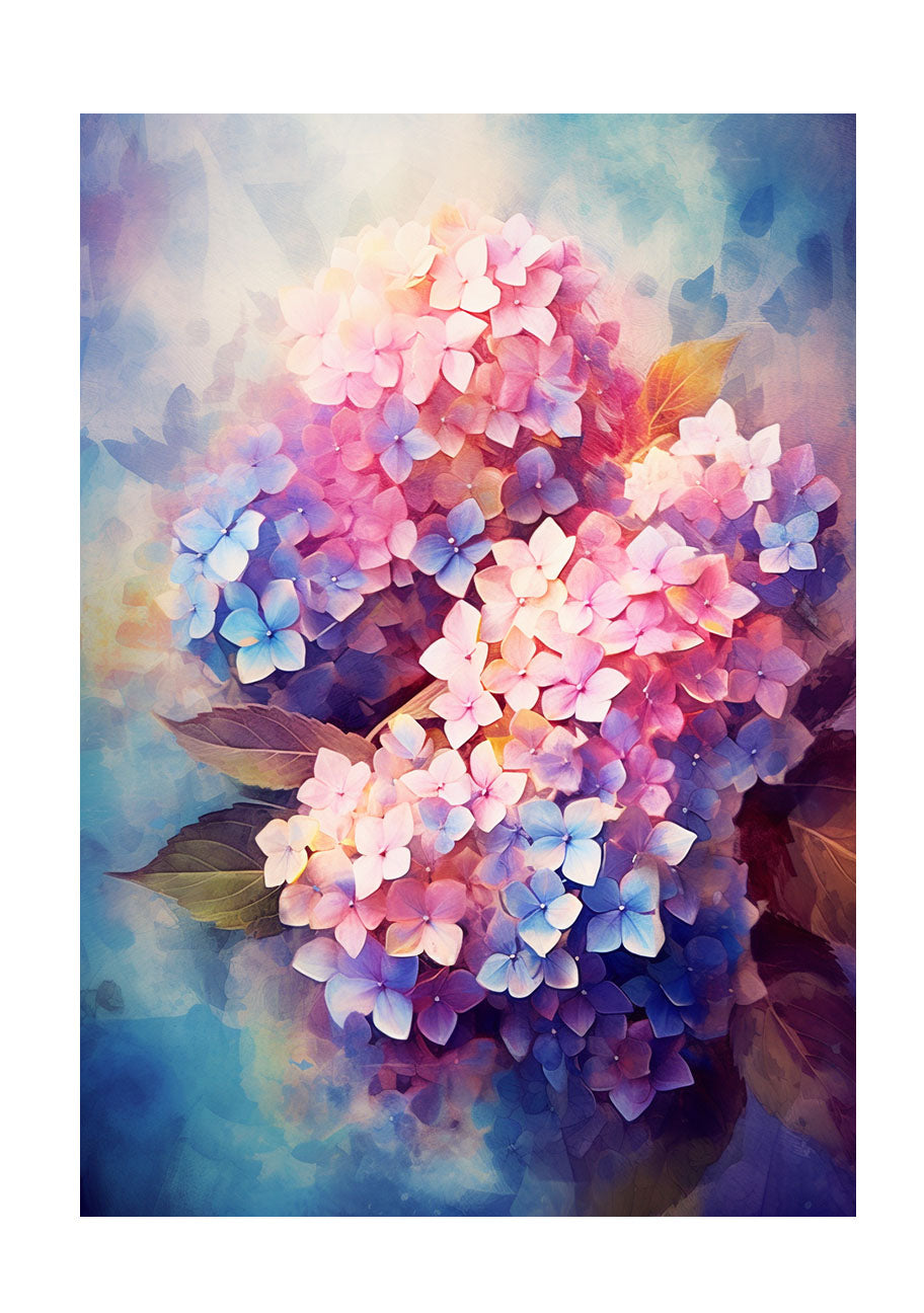 紫陽花のアートポスター:hydrangea_1819 通販