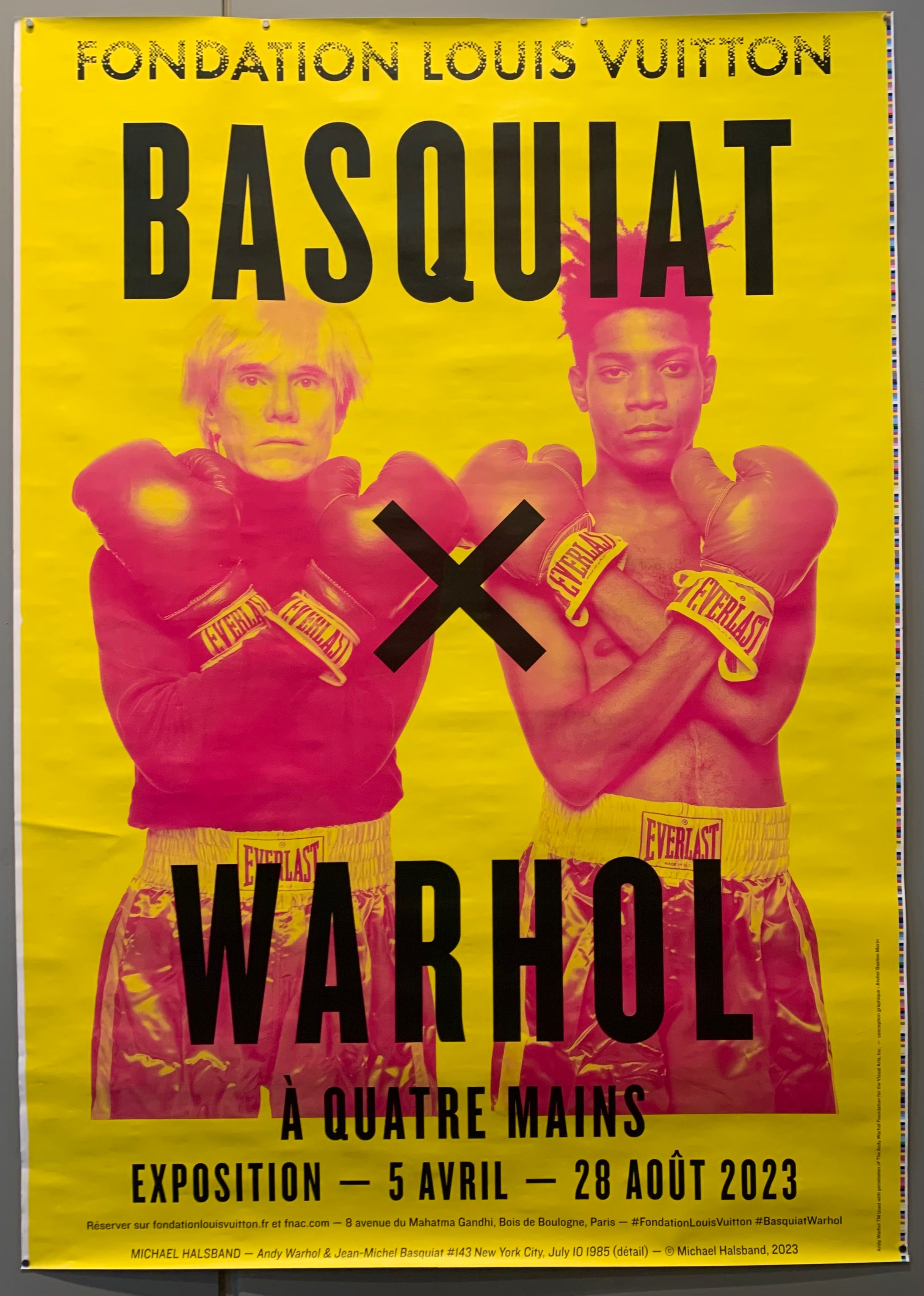 Basquiat x Warhol - Á Quatre Mains poster – Poster Museum