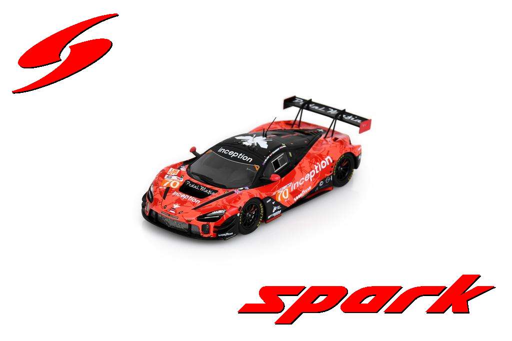 Spark S9152 1:43 - McLaren 720S GT3 Evo No.70 INCEPTION RACING Le