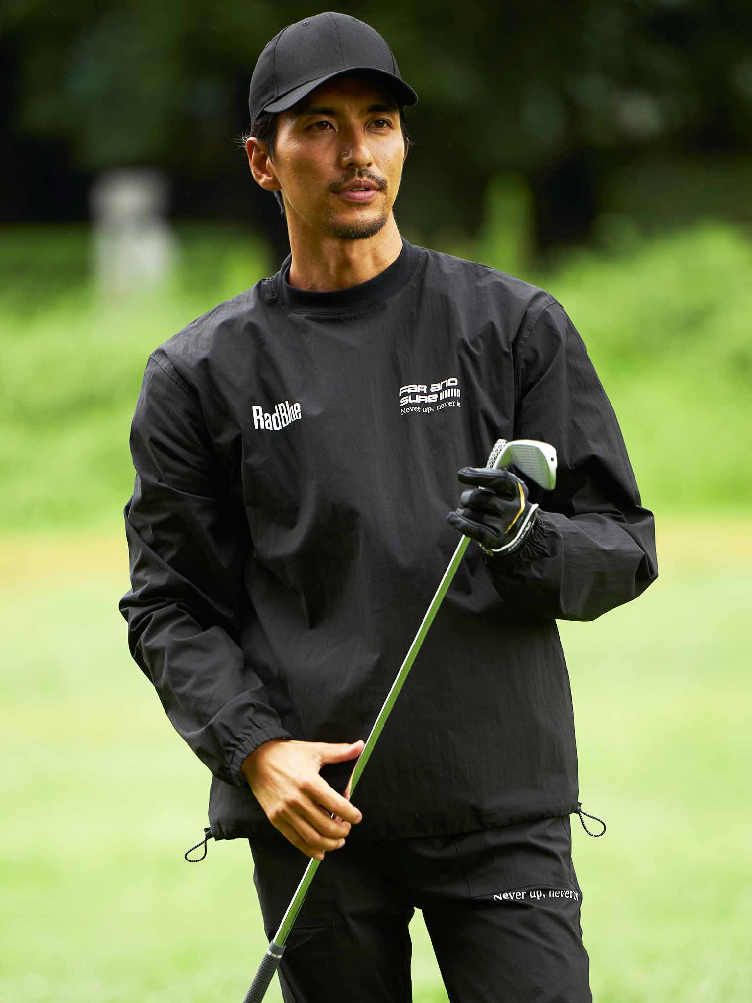 RadBlue【RB-】テックコットンナイロンプルオーバー