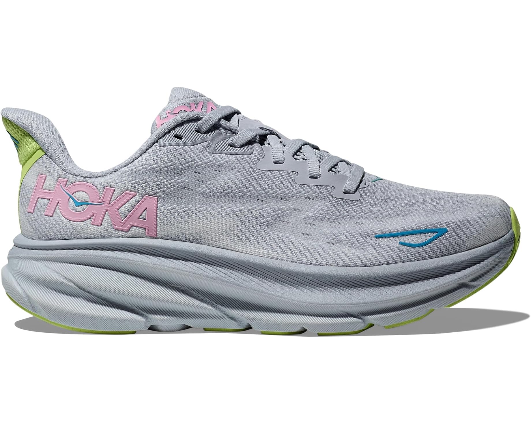 WOMEN'S HOKA CLIFTON 9 | GULL / SEA ICE – Randy's Shoes