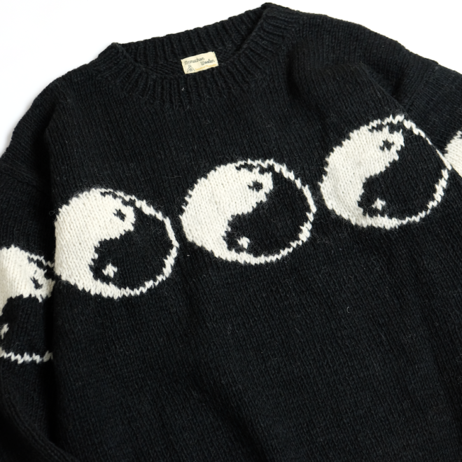 niche.MacMahon Knitting Mills - Line Yin & Yang Crew Neck Knit - Blog
