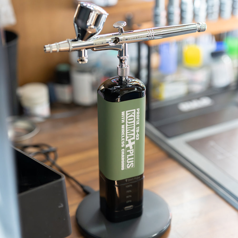 PROFIX Tech Liner ワイヤレス充電対応 充電式エアブラシセット TR-03