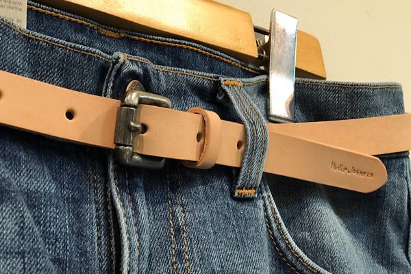 NUDIE JEANS ” DANSSON SLIM LEATHER BELT “ – RECOLLECTION BLOG