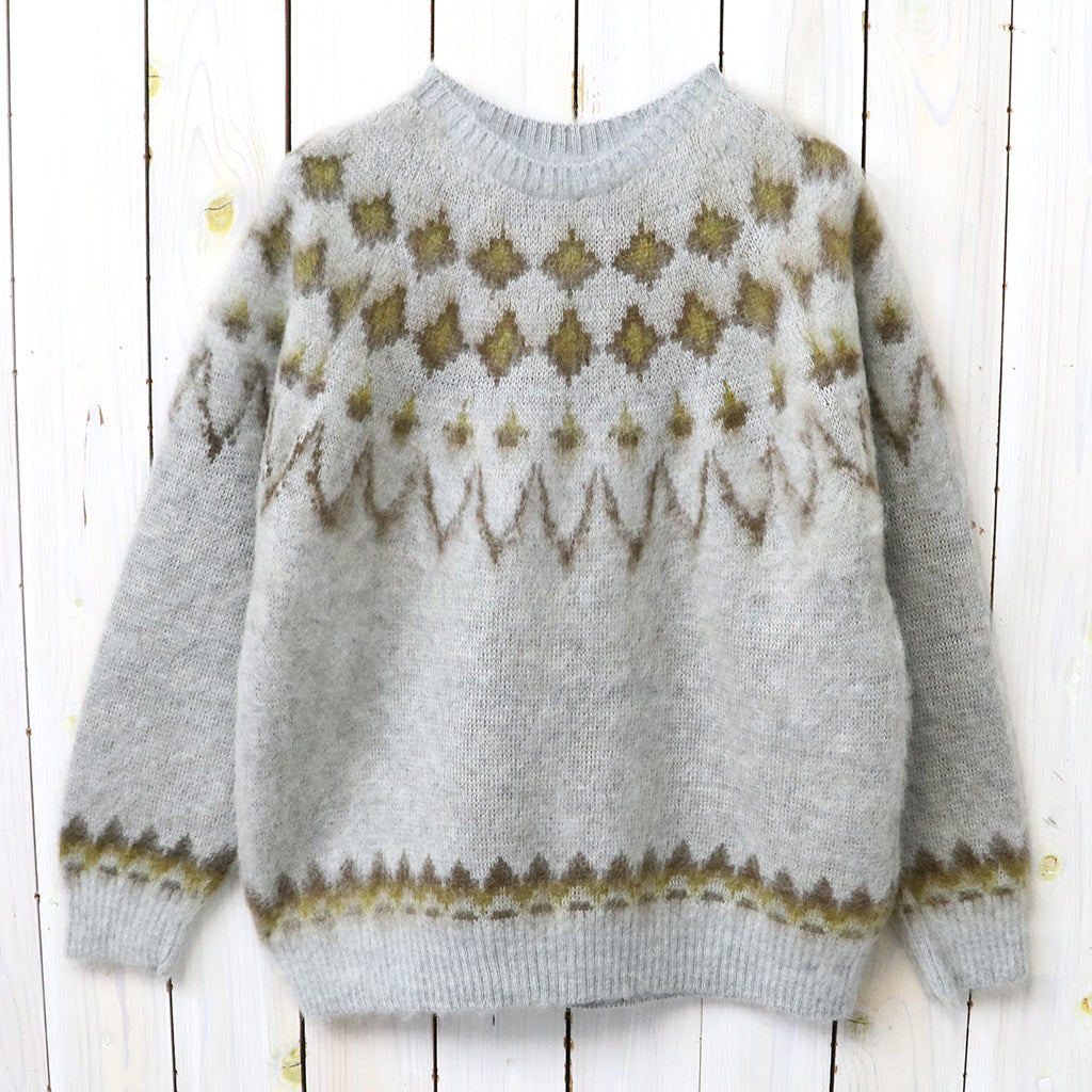SOUTH2 WEST8 (サウス2 ウェスト8) : Mohair Crew Neck Sweater-Nordic