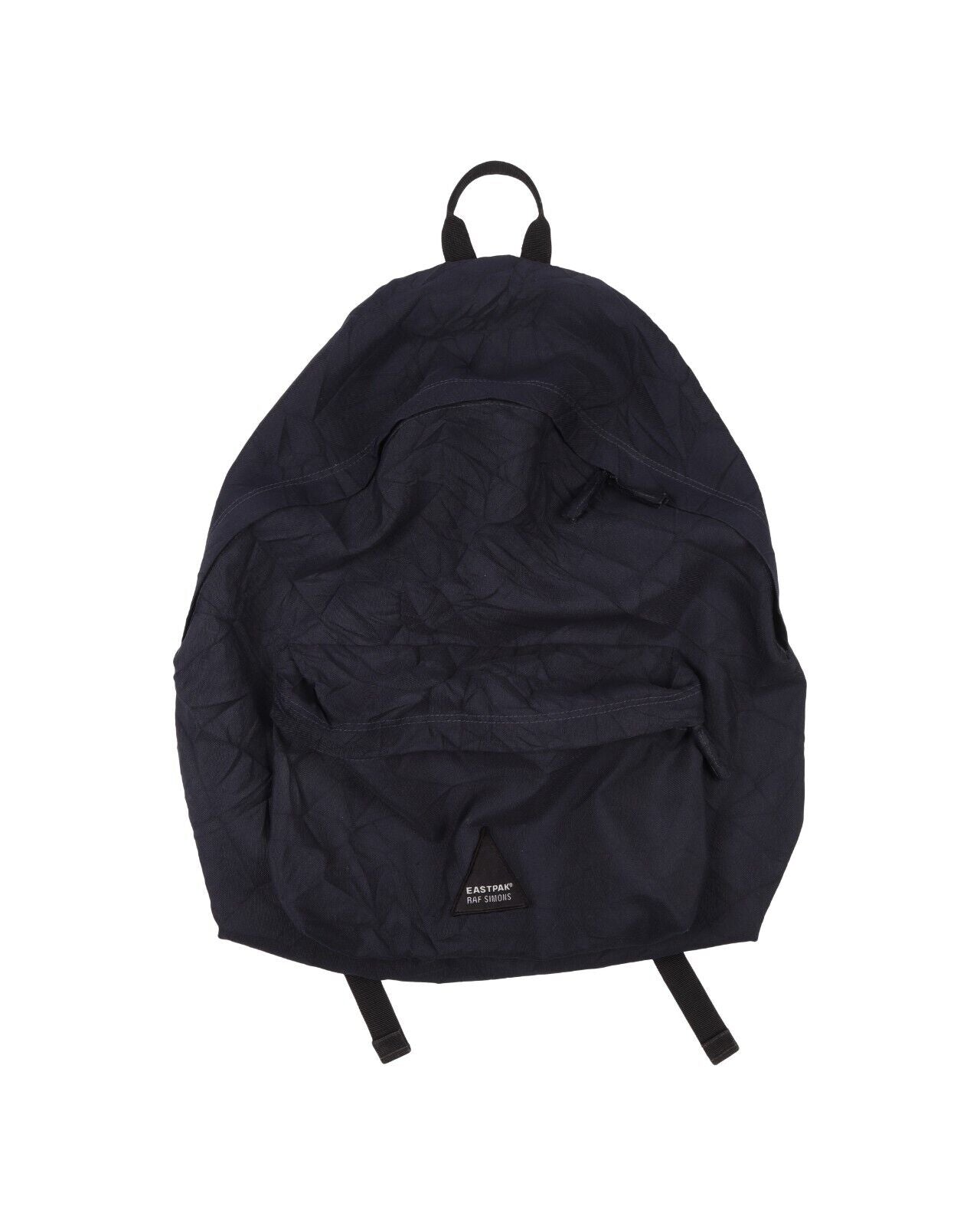 EASTPAK x RAF SIMONS 2008 Crinked Backpack Navy Blue Nylon