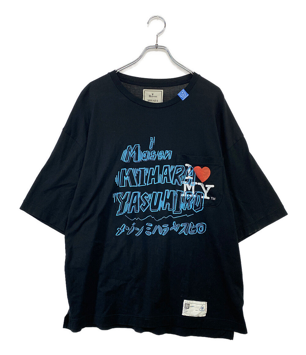 メゾンミハラヤスヒロ 半袖Tシャツ ロゴカットソー メンズ SIZE 50