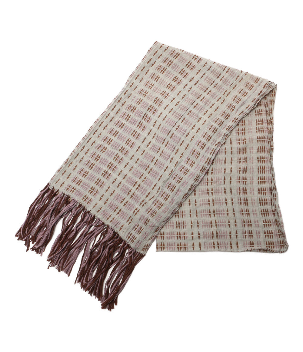 DRIES VAN NOTEN ドリスヴァンノッテン ラメ装飾 ウールストール DRIES