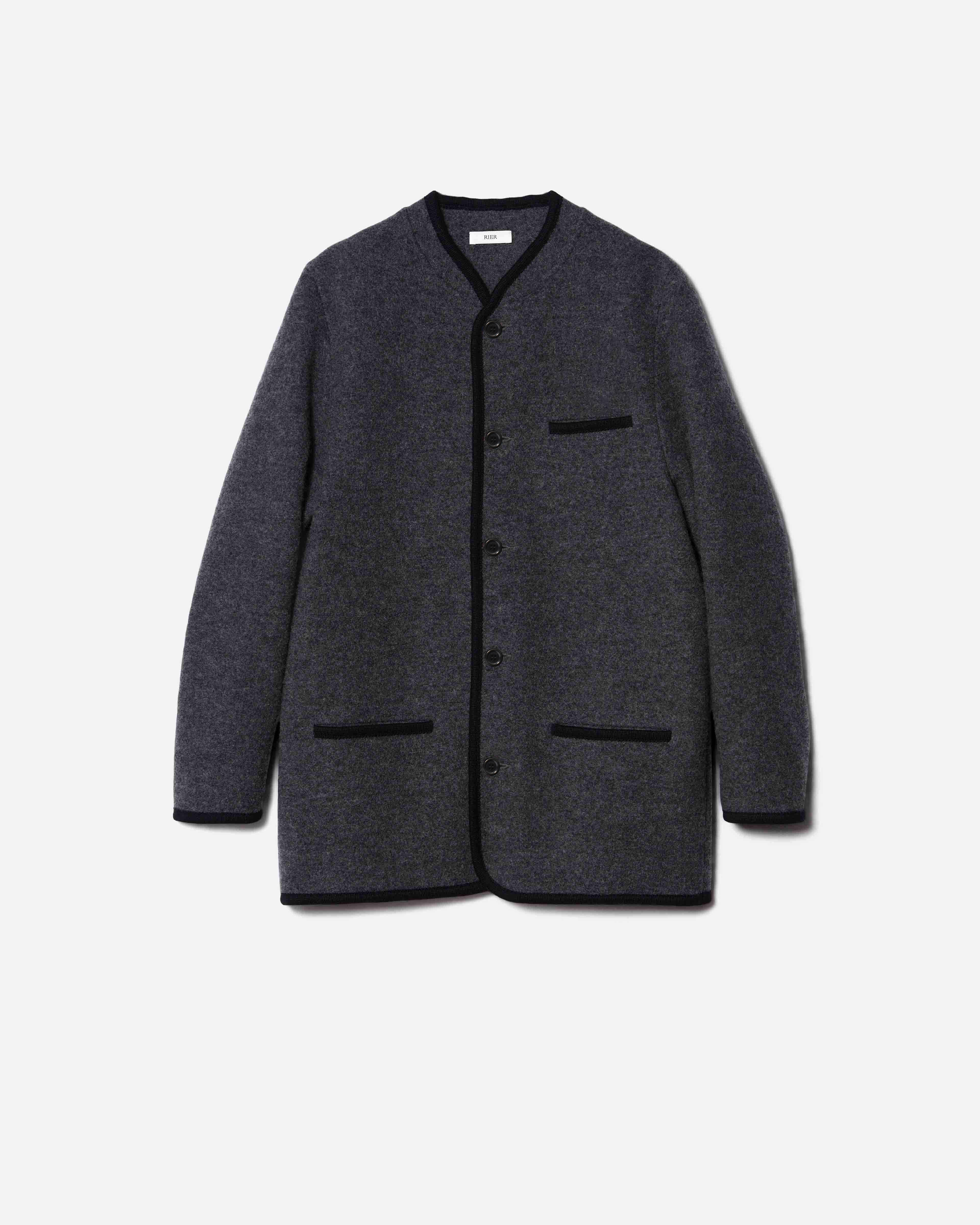 RIER | Walker jacket grey | 100% natural wool | made in Austria | Rier