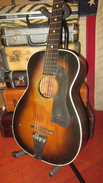 1940 Harmony Stella Parlor Guitar Sunburst – Rivington Guitars