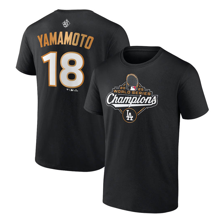 ドジャース 山本由伸 2025 ワールドシリーズ 優勝 グッズ Tシャツ