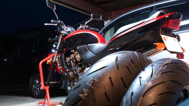 送料込み室内保管 新車外しDUNLOP GPR300前後セット