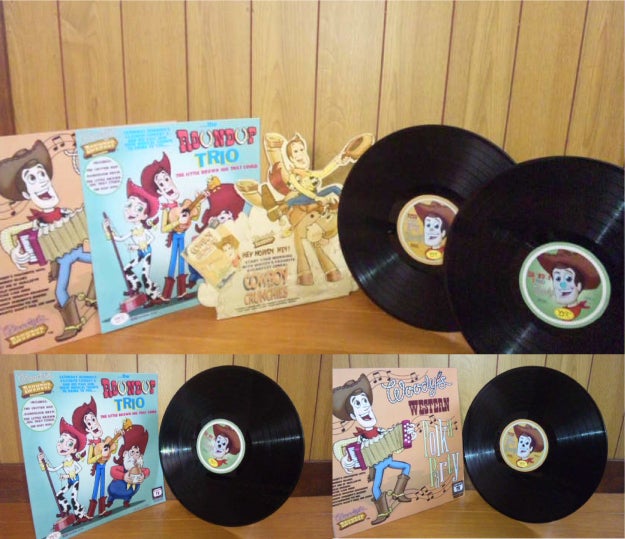 トイストーリー ウッディのラウンドアップ レコード2種 toy story