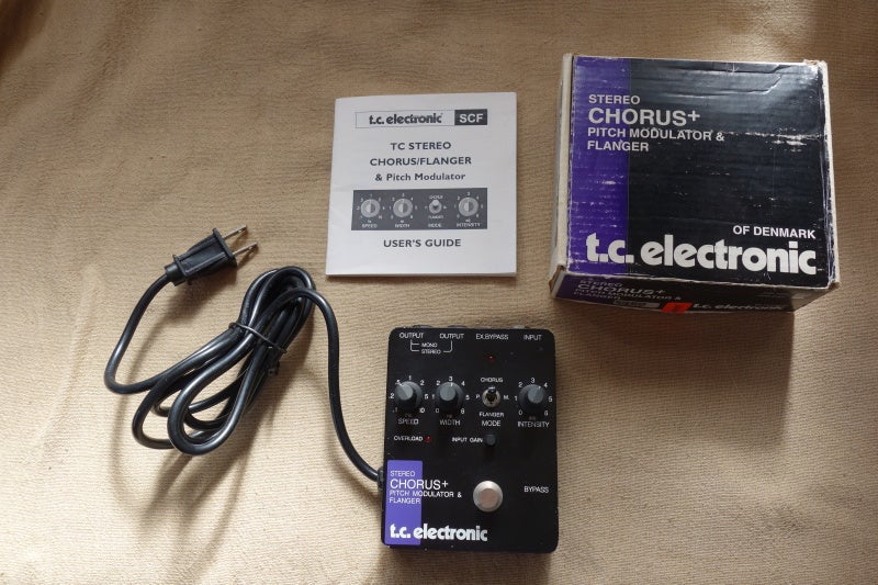 tc electronic SCF STEREO CHORUS+元箱・取説有り tc electronic SCF
