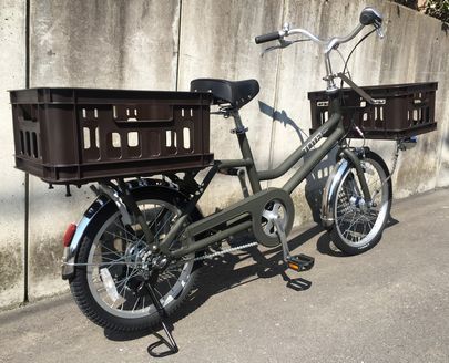 トートボックスブラック バスケット2つ 完成！ダブルBOXバスケット