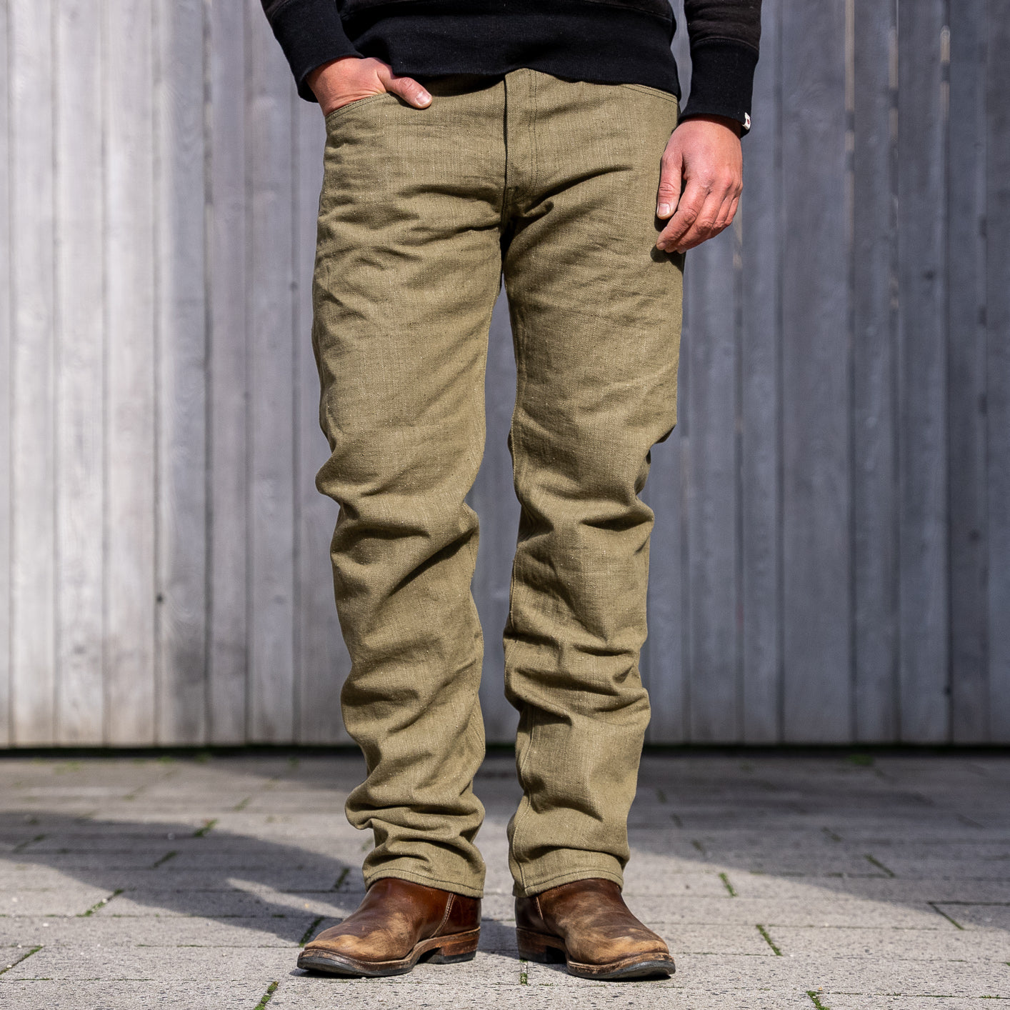 Samurai Jeans S0170GNX 17oz Left Hand Twill Uguisu Selvedge Jeans