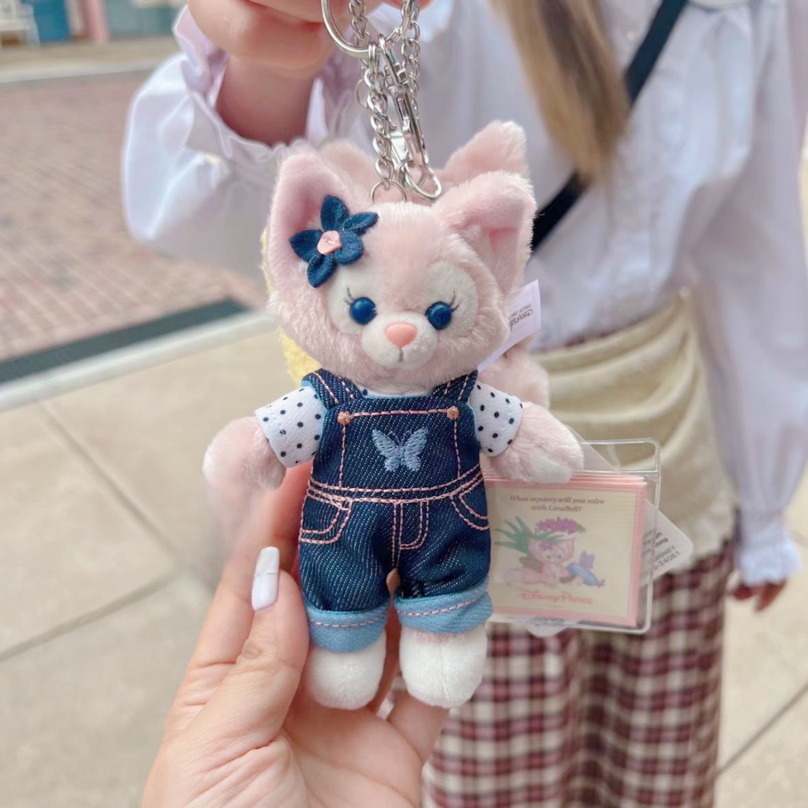 リーナベル デニム ぬいぐるみキーチェーン| 香港ディズニー – リーナ