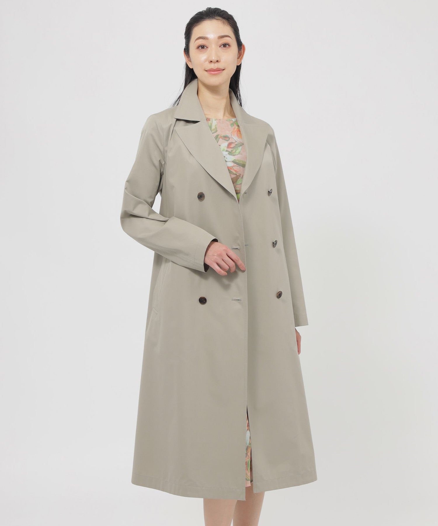 美品】 ポールスミスコレクション シルク混ベロアチェスターコート 花