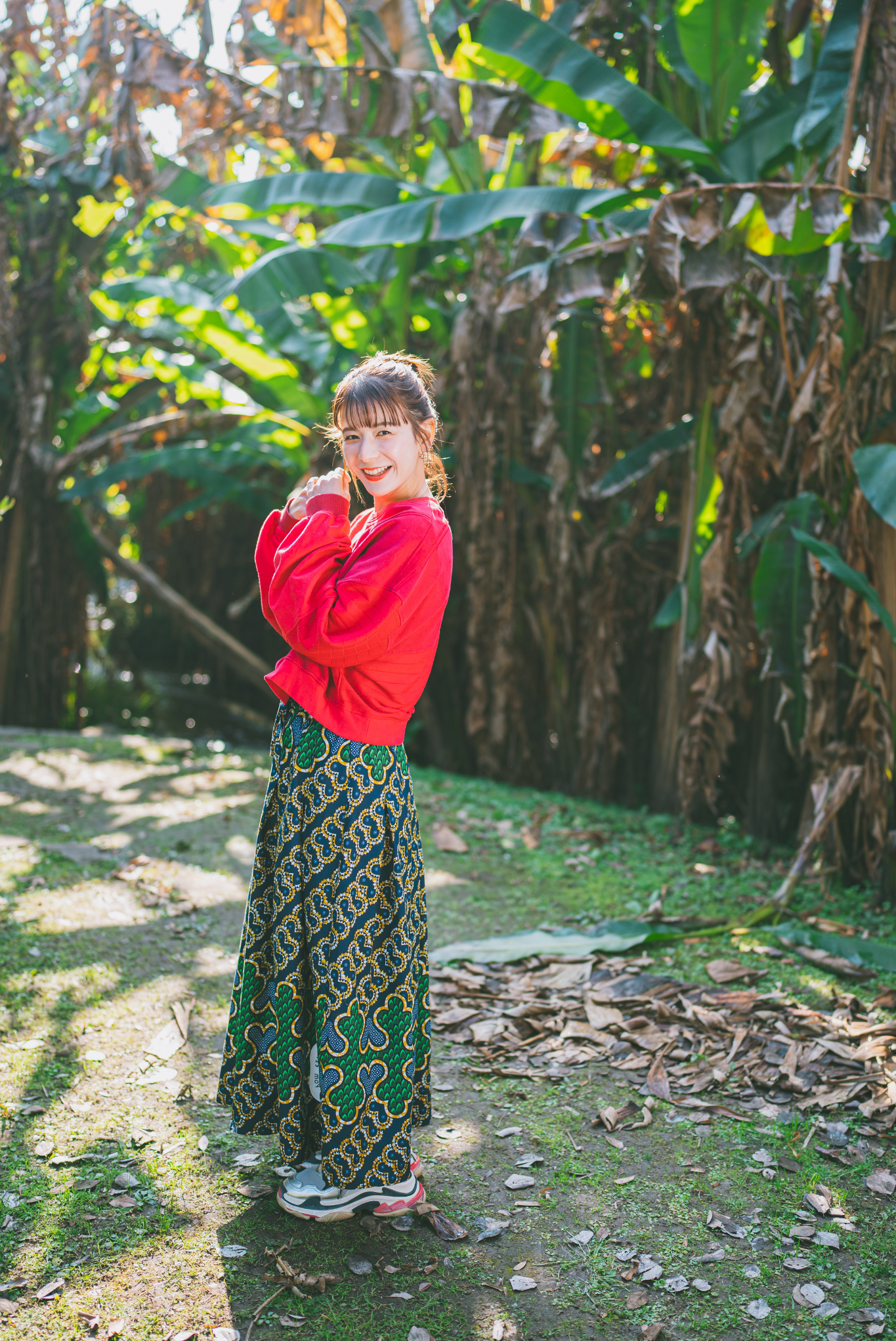 moyan ecri× StyleReborn】Tuck Flare Skirt CROSS – Style Reborn