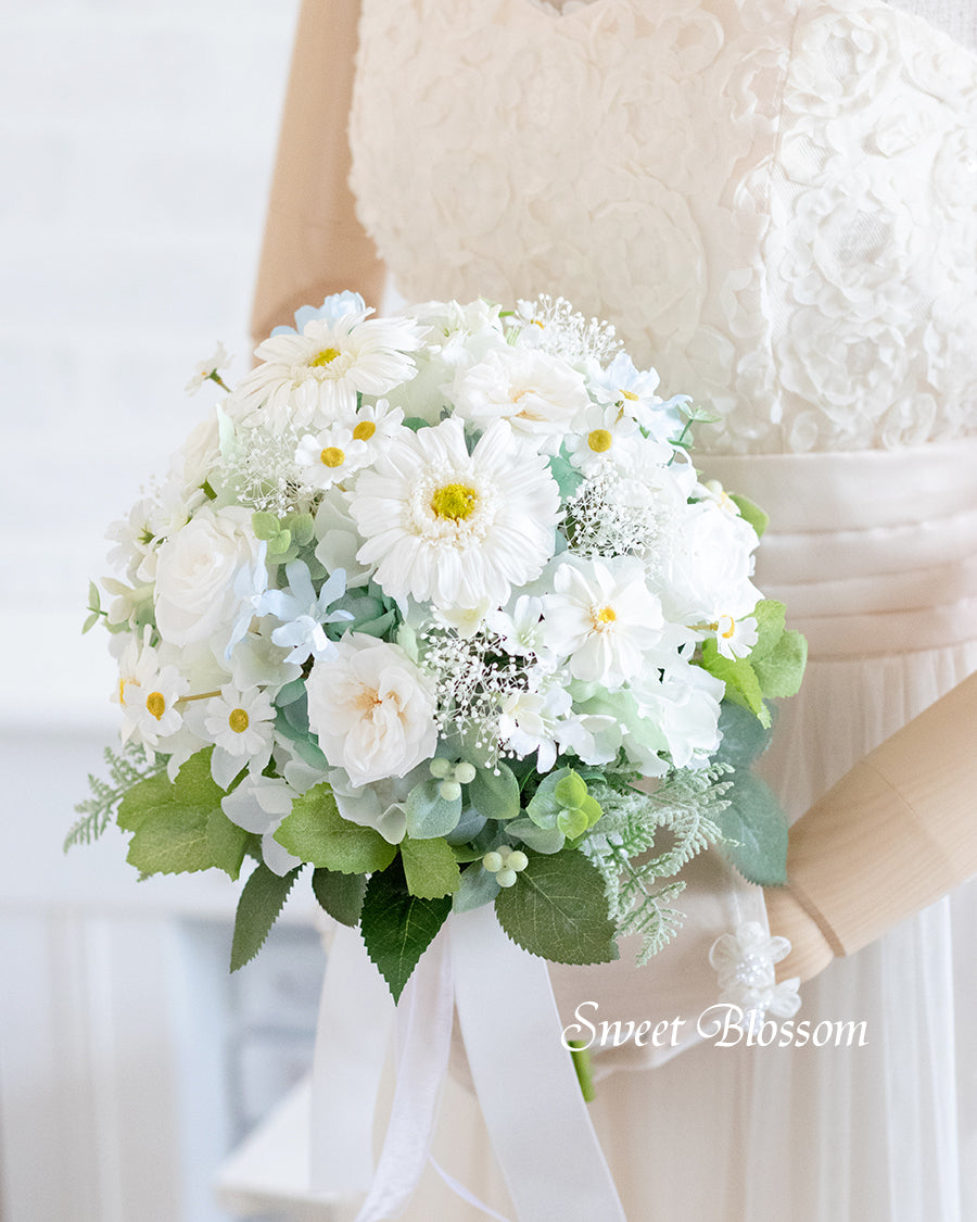 ねこ様さま専用 ガーベラブーケ ウェディングブーケ ブートニアセット