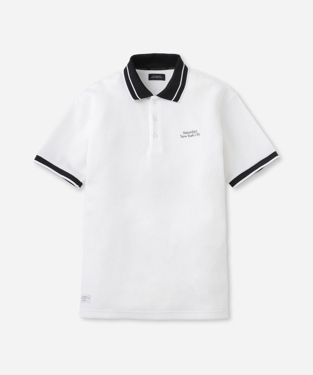 SS T/C Thrmal Polo Shirt | Saturdays NYC Japan