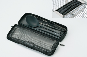 処*分様 peak キッチンツール4点セット メッシュケース付き 処*分様