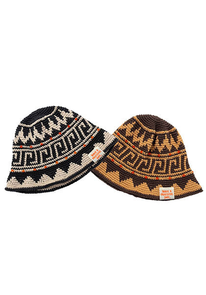 HAVE A GRATEFUL DAY BEADS CROCHET HAT SEEK 札幌 オンラインストア