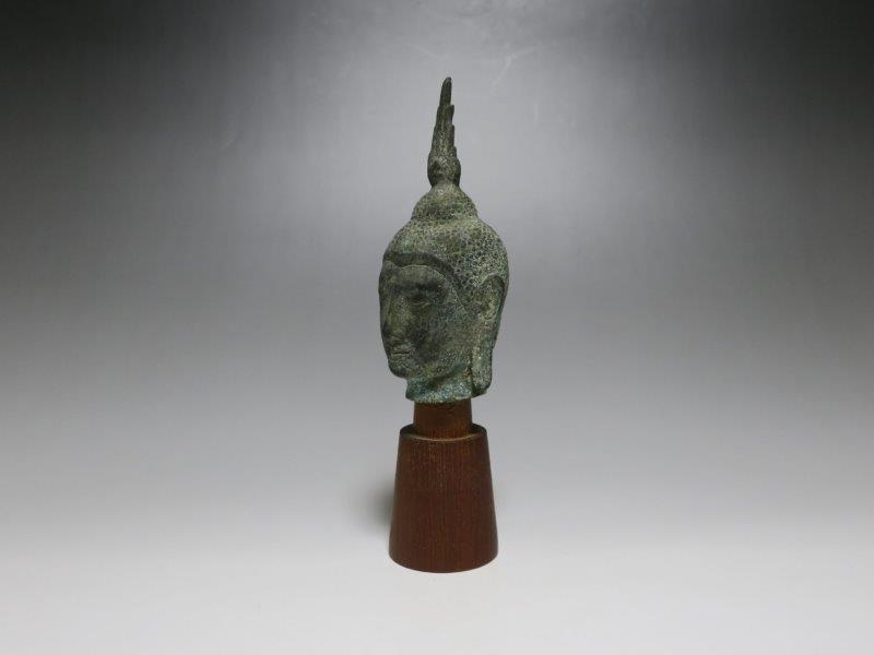 仙遊洞 タイ 青銅 仏頭