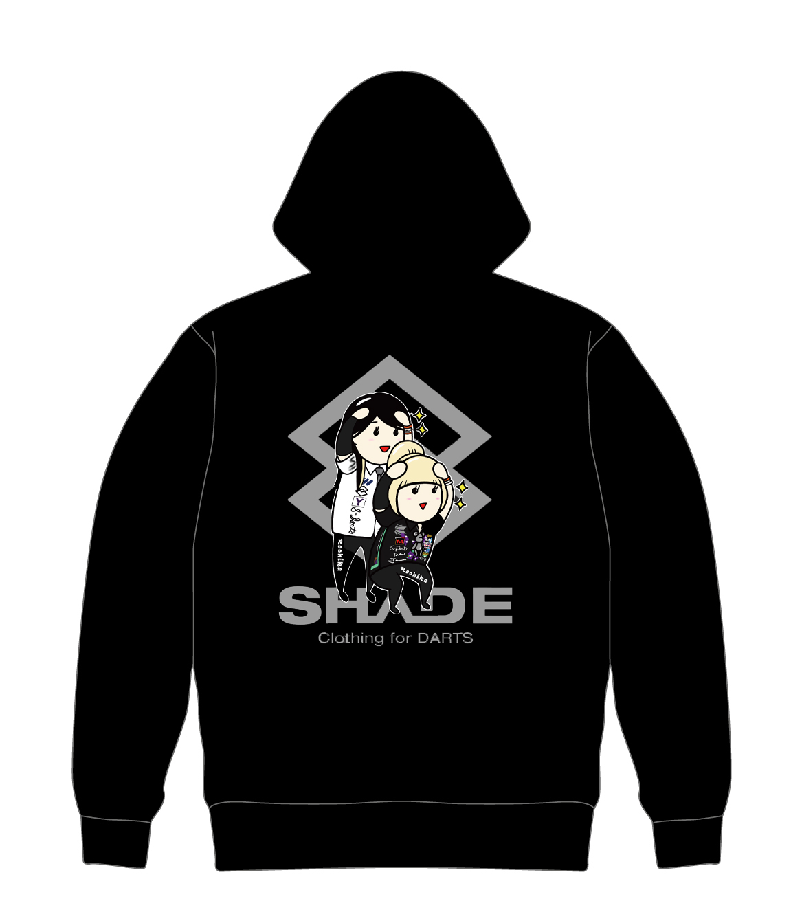 貴重廃盤品 鈴木未来＆坂口優希恵 ポーズパーカー2022 【4XL】 SHADE
