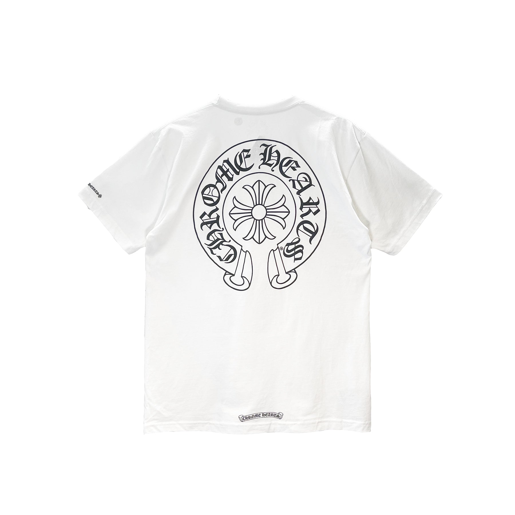Chrome Hearts Classic Horseshoe Logo Short Sleeve T-shirt