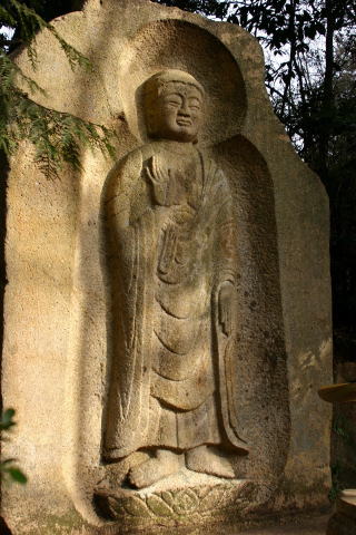 山辺の道長岳寺の石仏