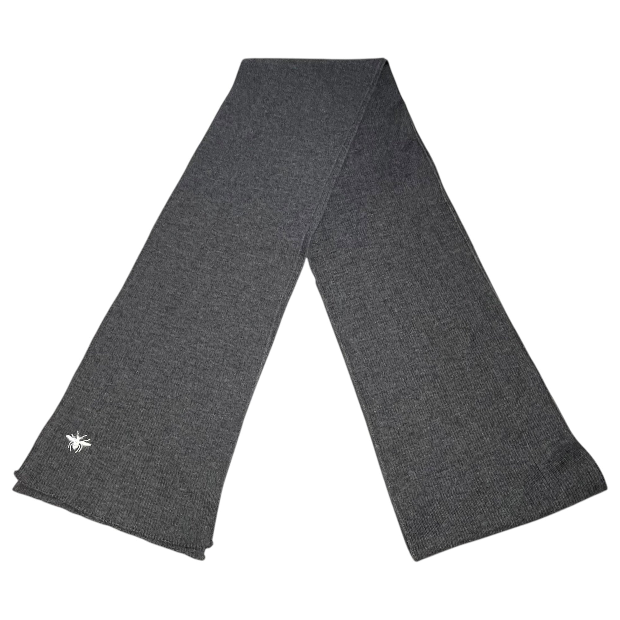 Dior HOMME(ディオールオム) Super Long Bee Logo Embroidery Scarf