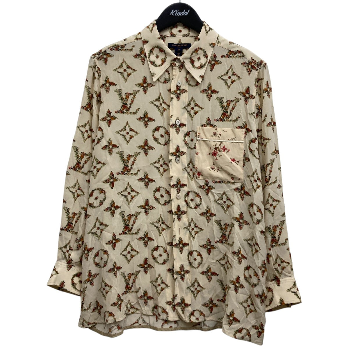 LOUIS VUITTON(ルイヴィトン) モノグラムフローラルシルクシャツ
